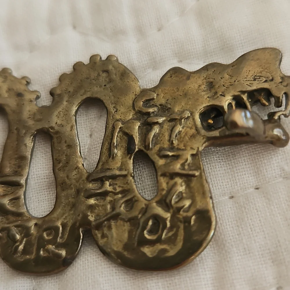 🐉HP🐉Vintage Ivar Hyden Dragon Belt Buckle 1977 - Picture 6 of 8